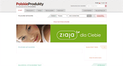 Desktop Screenshot of polskieprodukty.pl
