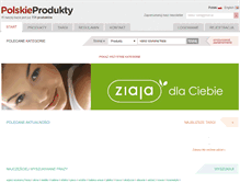 Tablet Screenshot of polskieprodukty.pl